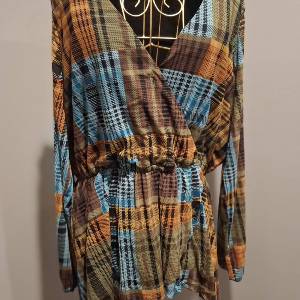 Cato Black and Teal Garment